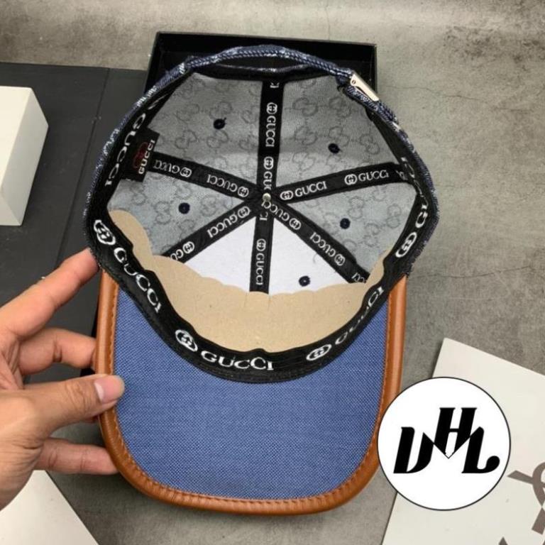 Mũ lưỡi Trai GC Jean Da Tag Gấu Thời Trang QC Unisex Nam Nữ