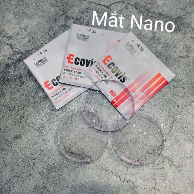 MẮT KÍNH ECOVIS TRÁNG CỨNG 1.56