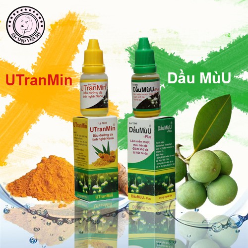 Dầu Mù U Plus 12ml Làm Mềm, Mượt Da Mờ Sẹo ❤️Thiên Nhiên❤️Dầu Mù UtranMin Kết Hợp Tinh Nghệ Hiệu Quả Tối Đa