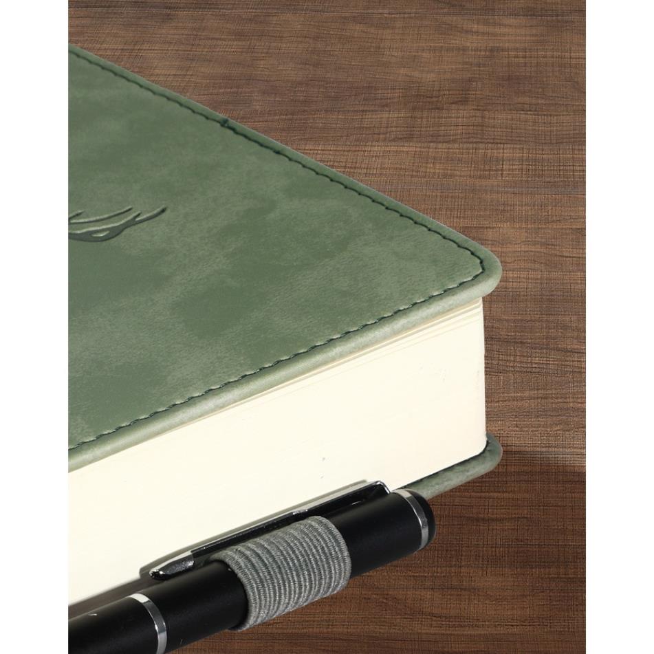 Sổ tay bìa da MILASO sổ tay ghi chép size A5 200 trang họa tiết hươu Don't Give Up cá tính SN-001371