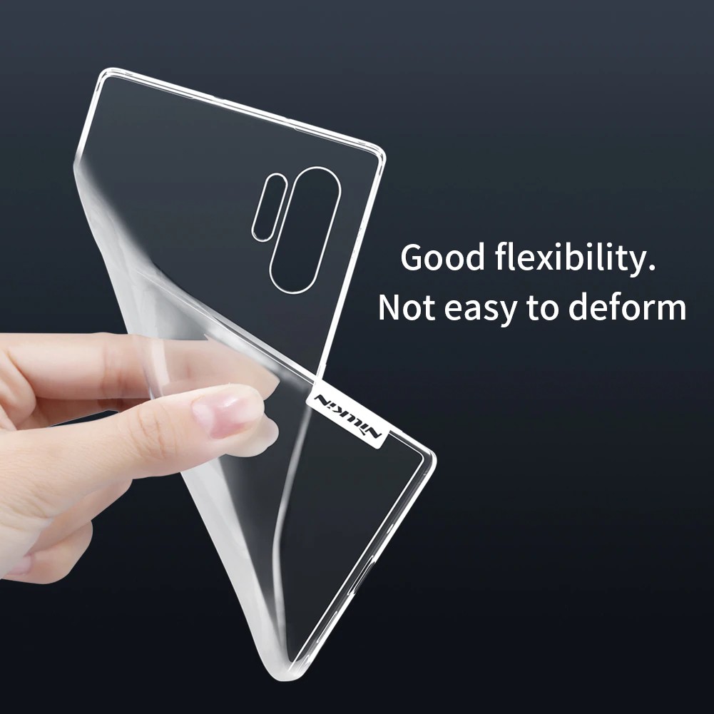 Ốp Lưng Silicon Nillkin Trong Suốt Cho Samsung Galaxy Note 10+ 5G, Ốp Lưng Samsung Note 10+ 5G Trong Suốt Siêu Đẹp