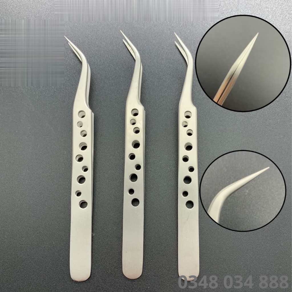 Nhíp lỗ nối mi, tách mi , gắp mi