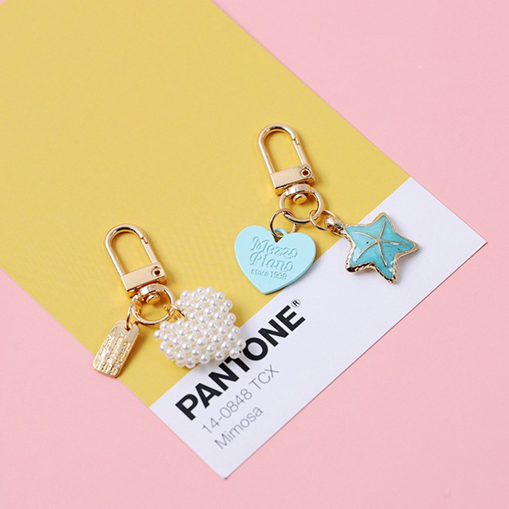 Móc chìa khóa hình hoạt hình màu sắc thời trang Hàn Quốc