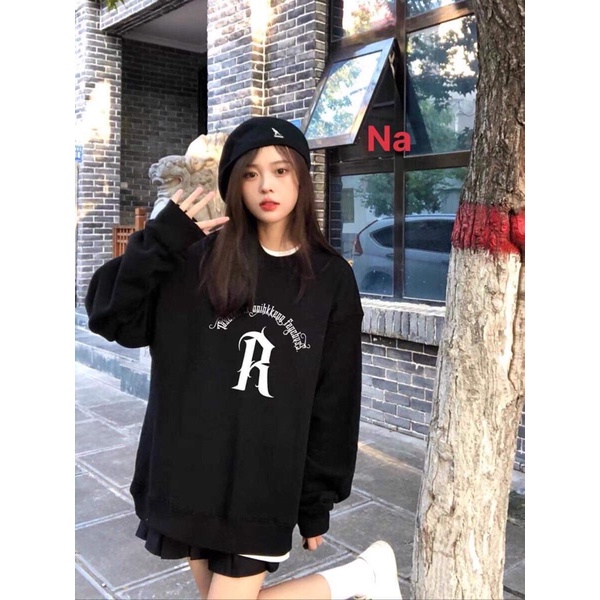 Áo sweater chữ R NAA798
