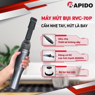 Hút bụi cầm tay không dây Rapido 70P