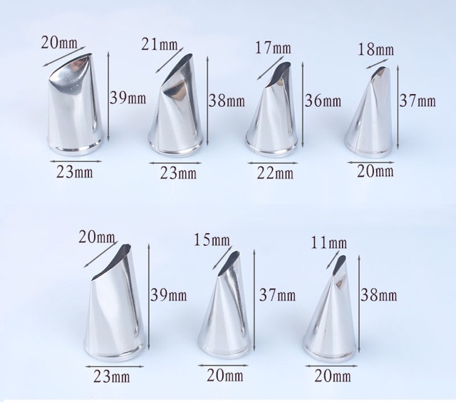 Bộ đuôi 7 cái bắt hoa các loại (MS124)