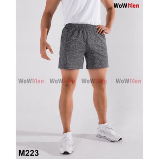 Quần Đùi Thun Nam Trơn Xám Form Rộng Thể Thao Tập Gym Chạy Bộ Mặc Nhà Đẹp Cao Cấp Thun Lạnh Cầu Lông Bóng Chuyền - M223