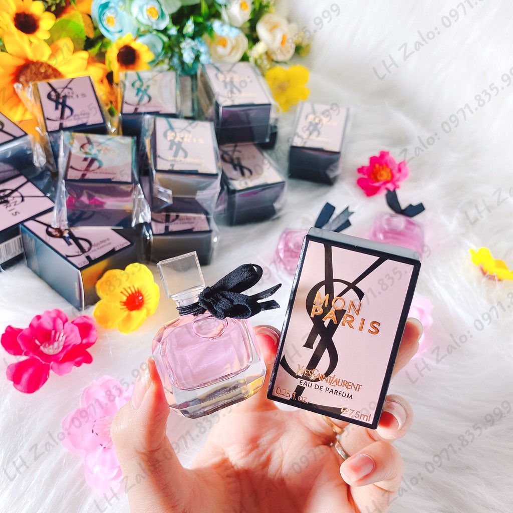 [ MẪU THỬ] Nước Hoa Nữ Mini YSL Mon Paris 7,5ml hàng chính hãng