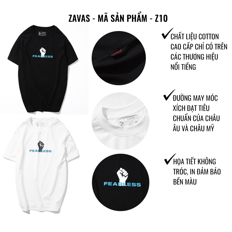 Áo thun nam ngắn tay cổ tròn đẹp hàng hiệu chất vải cotton co giãn 4 chiều thoáng mát ZAVAS - Z10