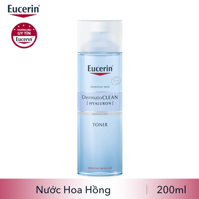 Eucerin Nước Hoa Hồng Cho Da Nhạy Cảm Dermato Clarifying Toner 200ml (NEW)