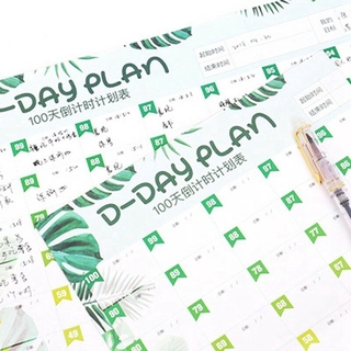 Lịch Lên Kế Hoạch 100 Ngày Để Bàn