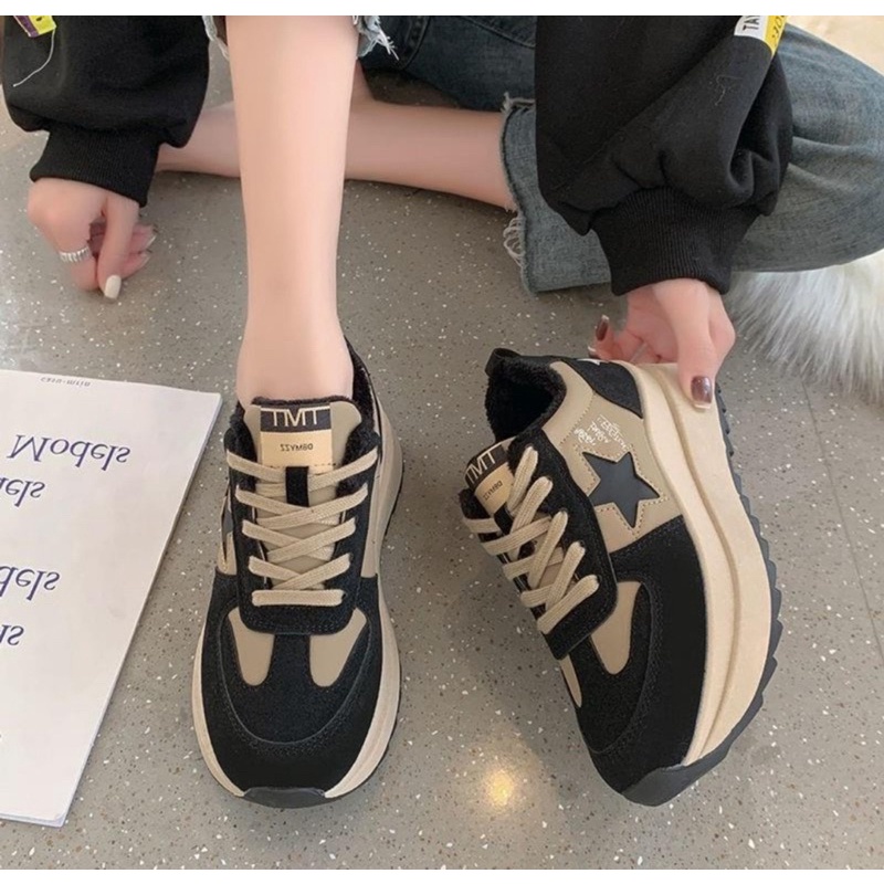 Giày Thể Thao Nữ viền ngôi sao hot trend năm 2022 mã HV VIP 05