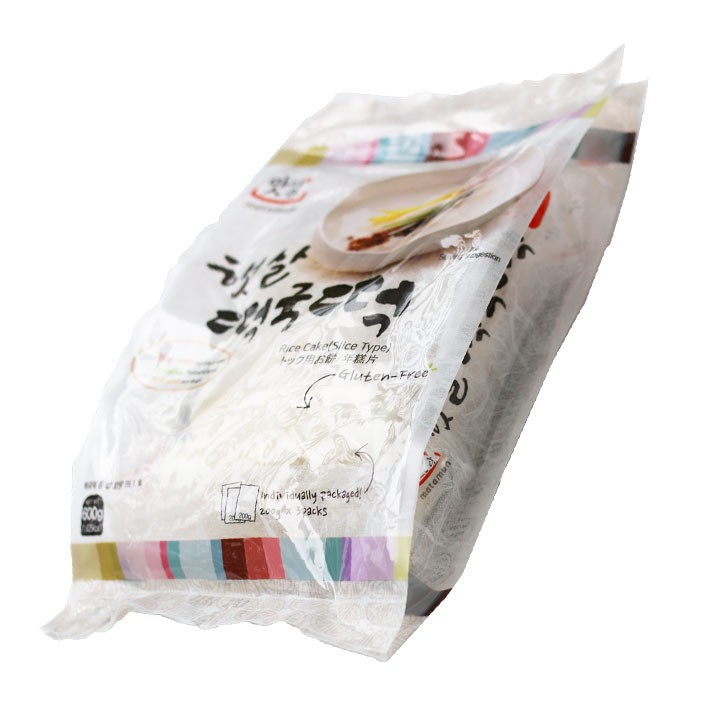 [GIÁ ƯU ĐÃI] Bánh gạo Tokpokki Matamun Dạng Cắt Lát Nhập Khẩu Hàn Quốc Không Gia Vị 600g