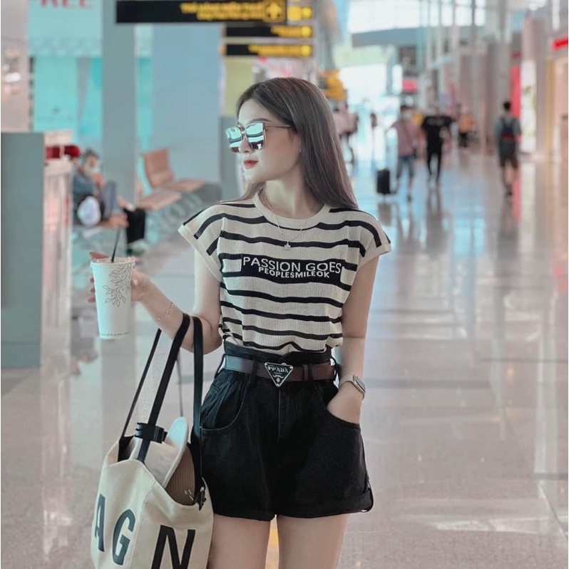 ÁO KIỂU SỌC XINH ĐẸP B312