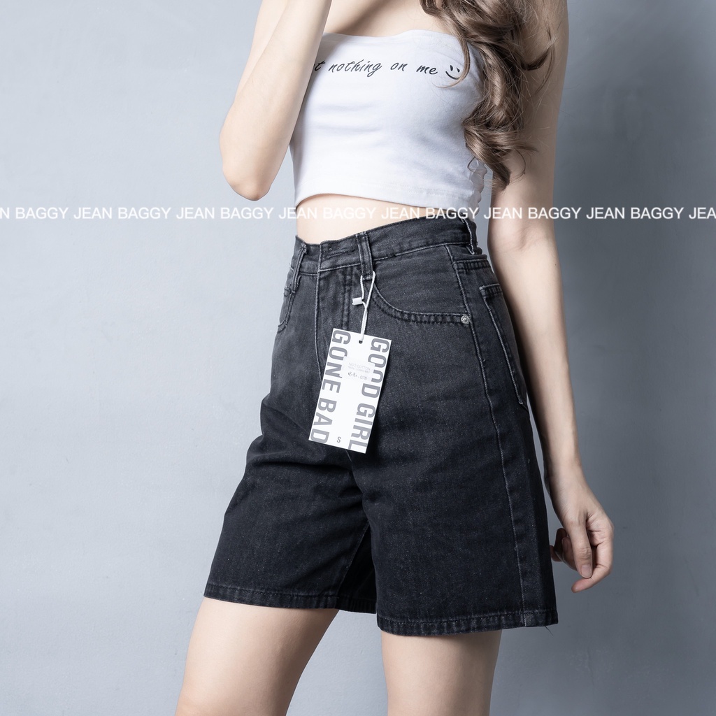 Quần Jean Nữ Ngố Lửng Lưng Cao Loang Màu Kiểu Hàn Quốc Phom Nhỏ | BigBuy360 - bigbuy360.vn