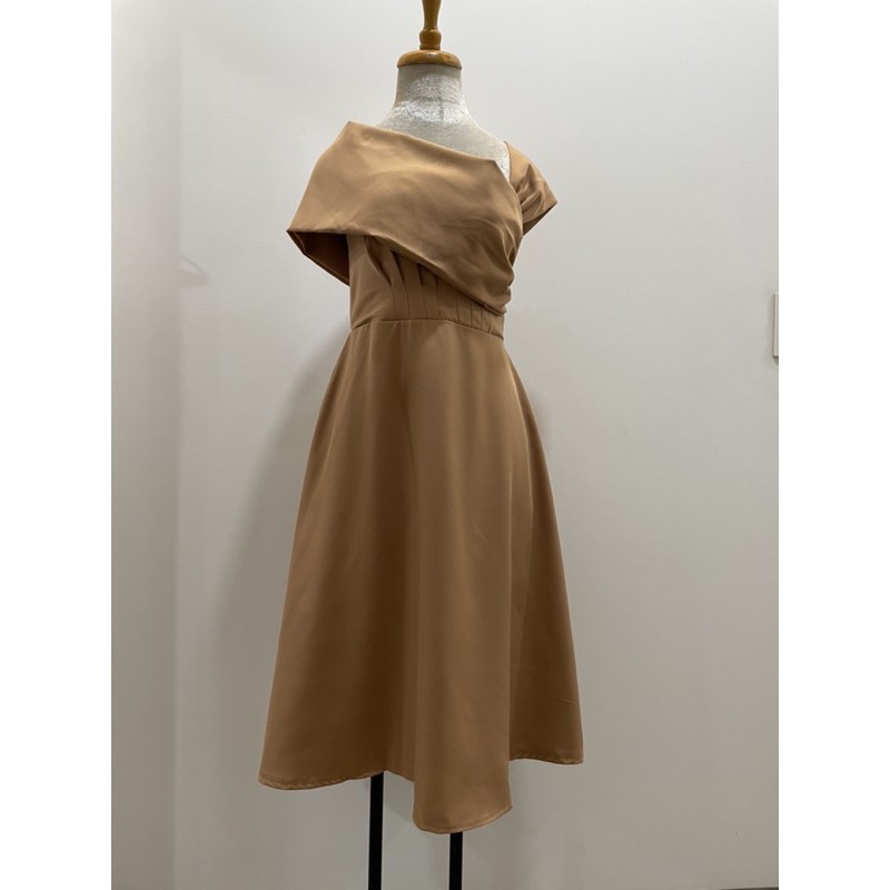 Đầm Xòe Dự Tiệc Lêch Vai, Váy Đầm Xòe Trễ Vai Sang Trọng Zenna [ảnh+video thật] | BigBuy360 - bigbuy360.vn