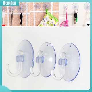 Bộ 10 miếng dán hút tường trong suốt hình tròn 4cm