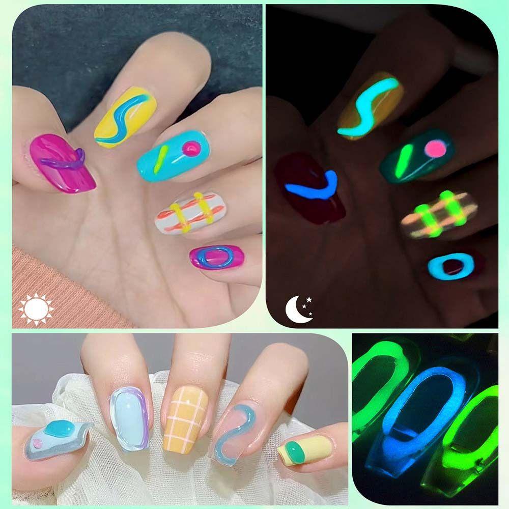 Sơn Móng Tay Gel Co Giãn 7 Màu Sắc Tùy Chọn Phong Cách Hàn Quốc MXMUSTY|Gel Tạo Hình Móng Tay 5D Nghệ Thuật