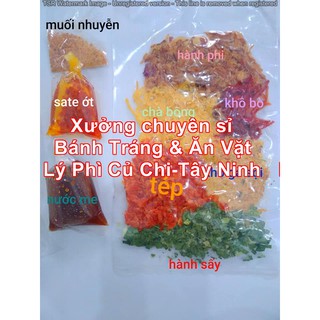 Sỉ 10 bịch Bánh tráng sợi trộn thập cẩm 8 vị