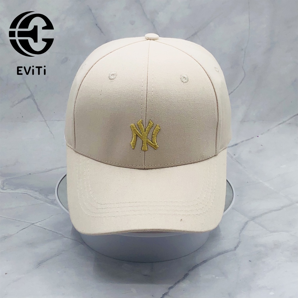 Mũ nón lưỡi trai logo thêu NY nhiều màu sắc hợp,hợp thời trang phong cách Hàn Quốc dễ phối đồ