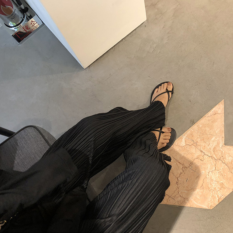 Quần Dài Ống Rộng Lưng Cao Phong Cách Hàn Quốc 3 Màu Lựa Chọn Cho Nữ | BigBuy360 - bigbuy360.vn