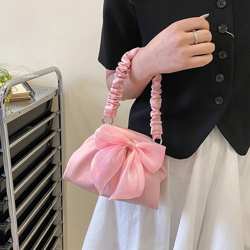 Túi IELGY đeo vai thắt nơ thời trang nữ