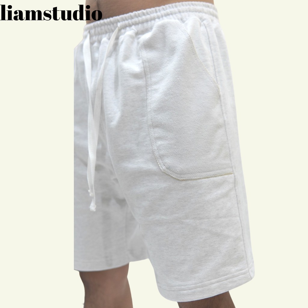 [FREESHIP] QUẦN SHORT UNISEX MÀÙ XÁM ỐNG RỘNG TÚI LẬT VẢI DÀY DẶN 100% COTTON CHÂN CUA THỜI TRANG NAM NỮ - LIAMSTUDIO