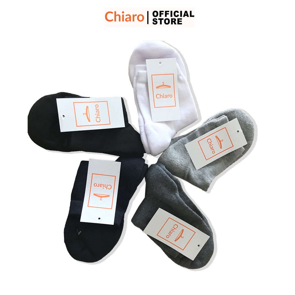 Tất vớ nam cổ ngắn unisex trơn cotton có đệm lót chân khử mùi thông hơi thoáng khí cao cấp