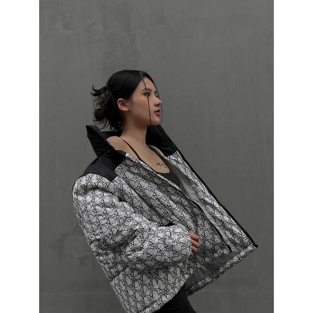 DVRK - Áo khoác phao in họa tiết MONOGRAM-DVRK-22SS