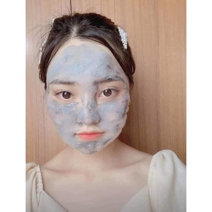 Mặt nạ sủi bọt bì heo thải độc Bioaqua