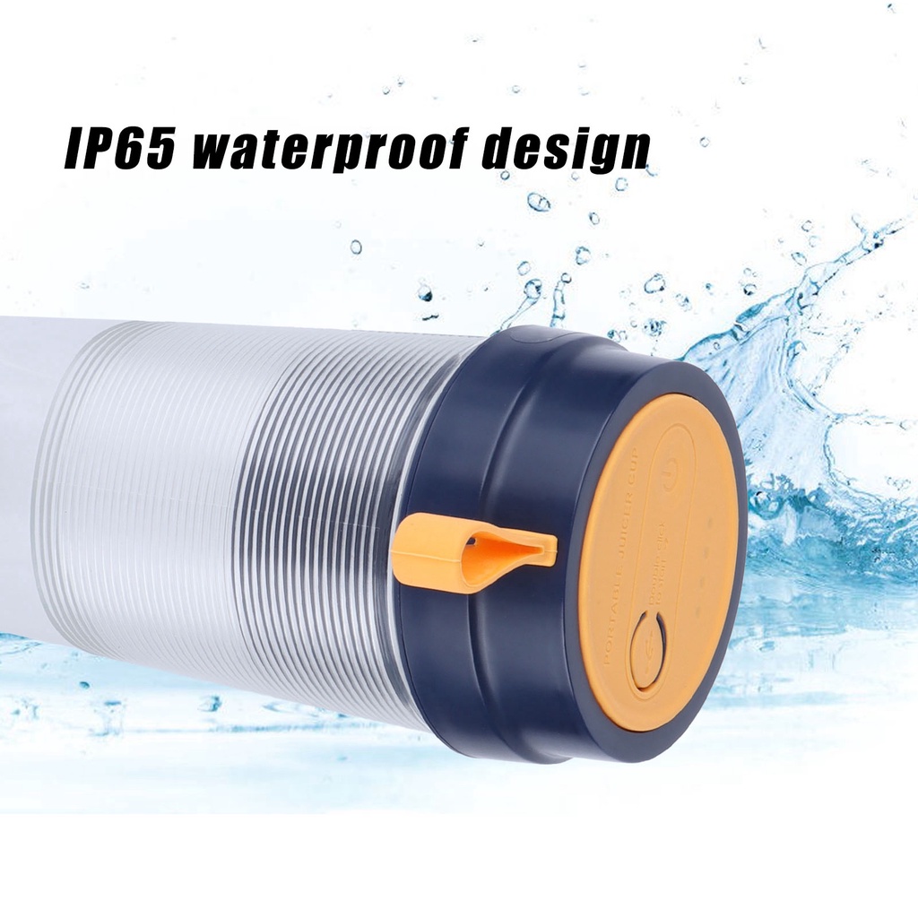 Cốc ép trái cây cầm tay 400ml có thể sạc lại USB mini dùng trong nhà bếp
