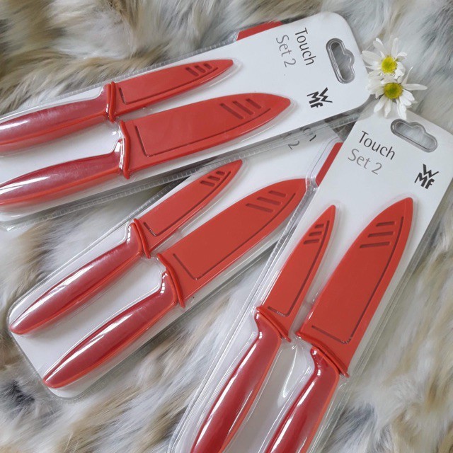 Set 2 dao Touch WMF, bộ dao sắc nhọn có bao bọc lưỡi Hàng Đức chính hãng