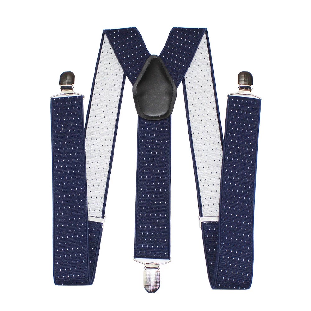 Đai đeo quần cho nam và nữ họa tiết chấm bi thời trang