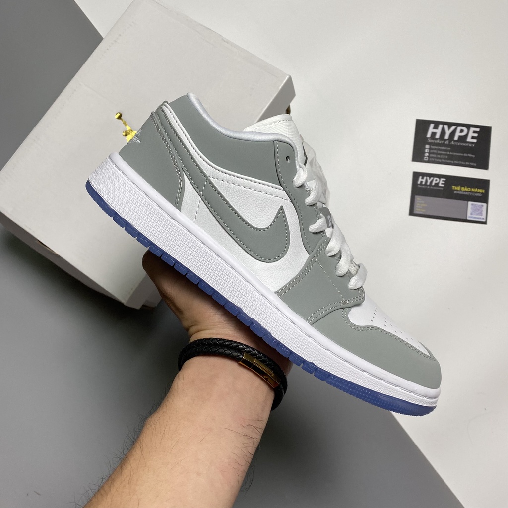 Giày Jordan 1 Low Wolf Grey  - Hype Sneaker | Phiên bản 1:1 chuẩn.