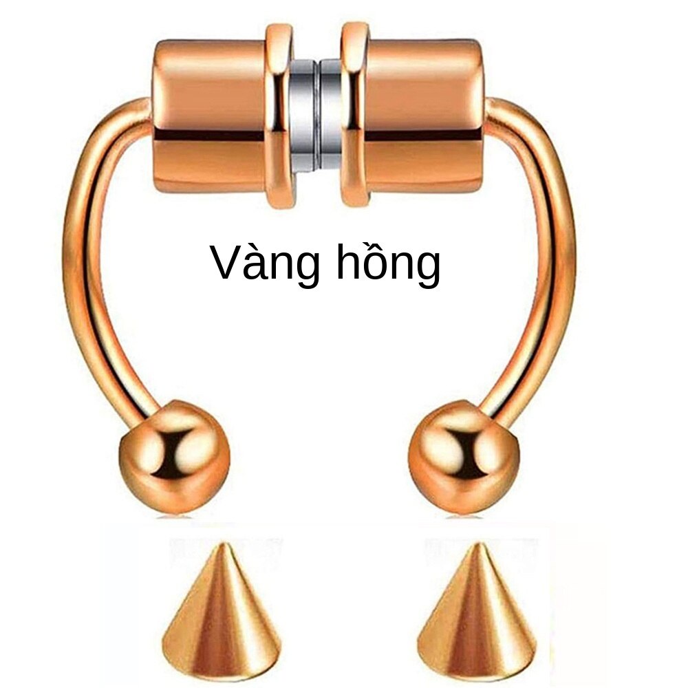 Khuyên Mũi Nam Châm Bằng Thép Không Gỉ