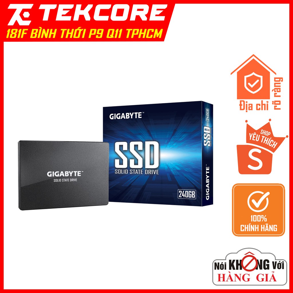 SSD GIGABYTE 240GB SATA 3 chính hãng Viễn Sơn