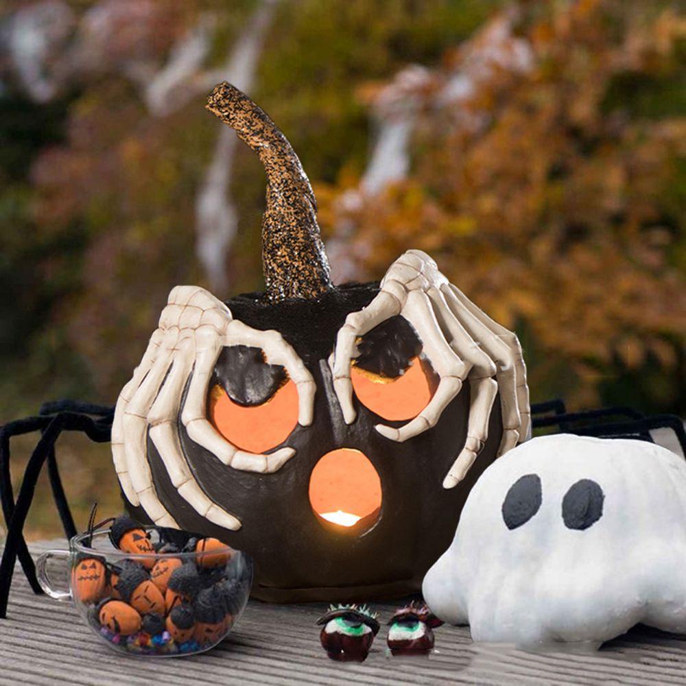 YNATURAL Bộ Xương Bàn Tay Trang Trí Halloween Sáng Tạo