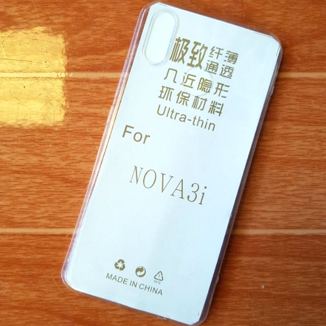 Ốp lưng Huawei Nova 3i Dẻo silicon trong suốt