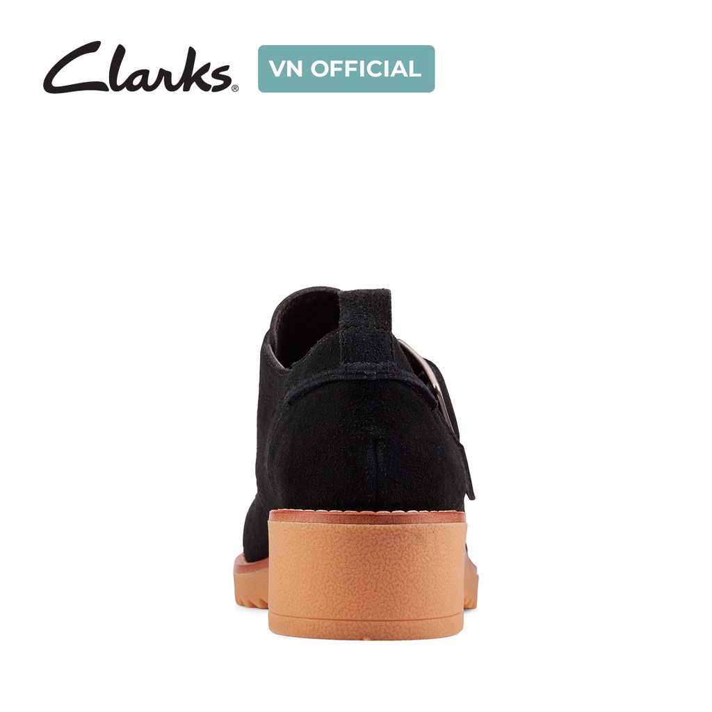 Bốt thời trang nữ CLARKS Eden Mid Monk màu đen
