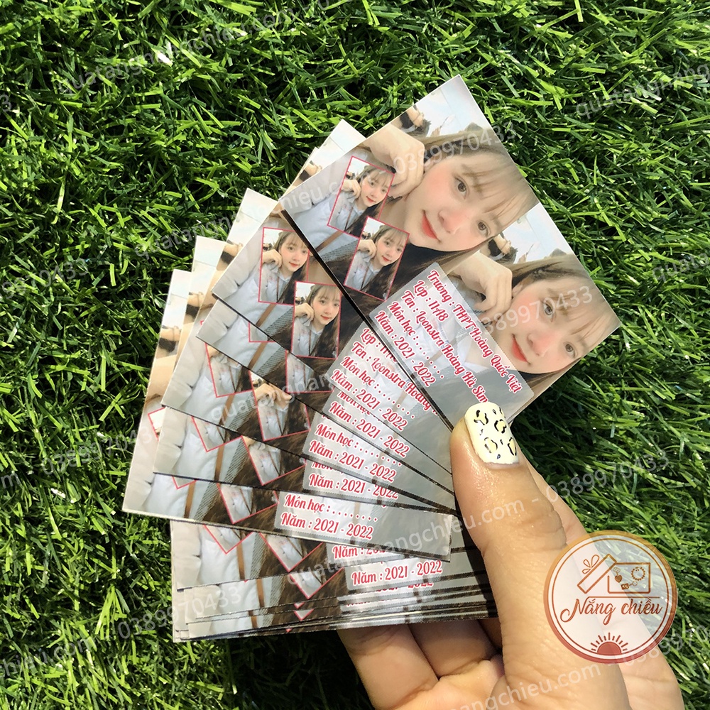 Set nhãn dán in hình và in thông tin bé theo yêu cầu - Đồ dùng học tập cho con tới trường