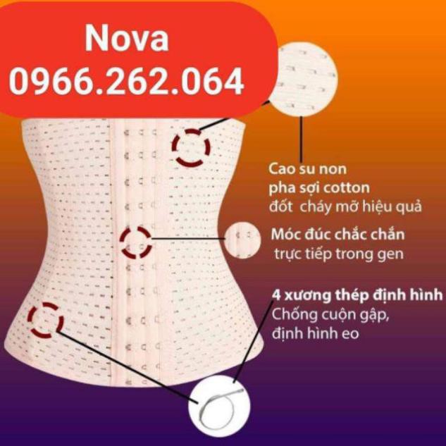 ĐAI NỊT BỤNG ĐỊNH HÌNH GIẢM EO NOVA MỚI CAO 25cm