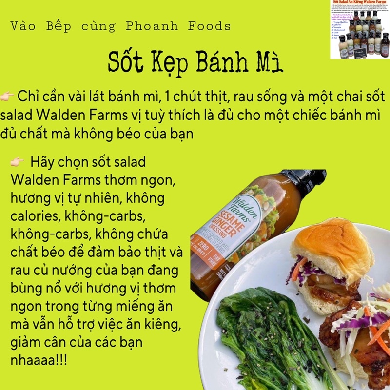 Sốt Salad Ăn Kiêng Walden Farms