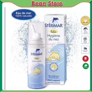 Xịt muối biển Sterimar Pháp cá heo vàng, cá heo cam, vệ sinh, làm sạch mũi an toàn cho bé - 𝐁𝐞𝐚𝐧 𝐒𝐭𝐨𝐫𝐞