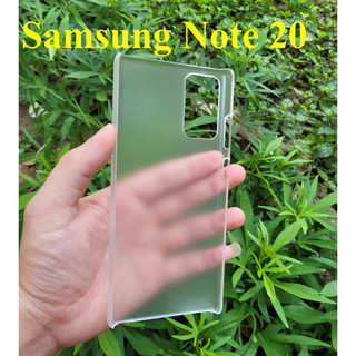 Ốp lưng Samsung Note 20ultra/ Note 20/ Note 10/ Note 9/ Note 8/ Note 10 plus nhựa CỨNG NHÁM MỜ