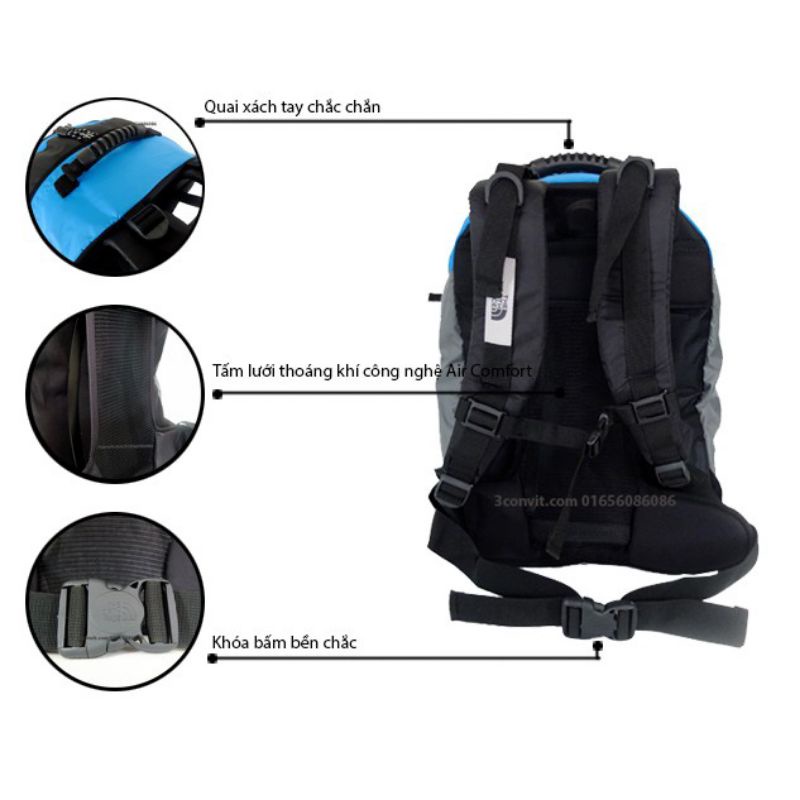 Balo du lịch Yaizza TNF 55L