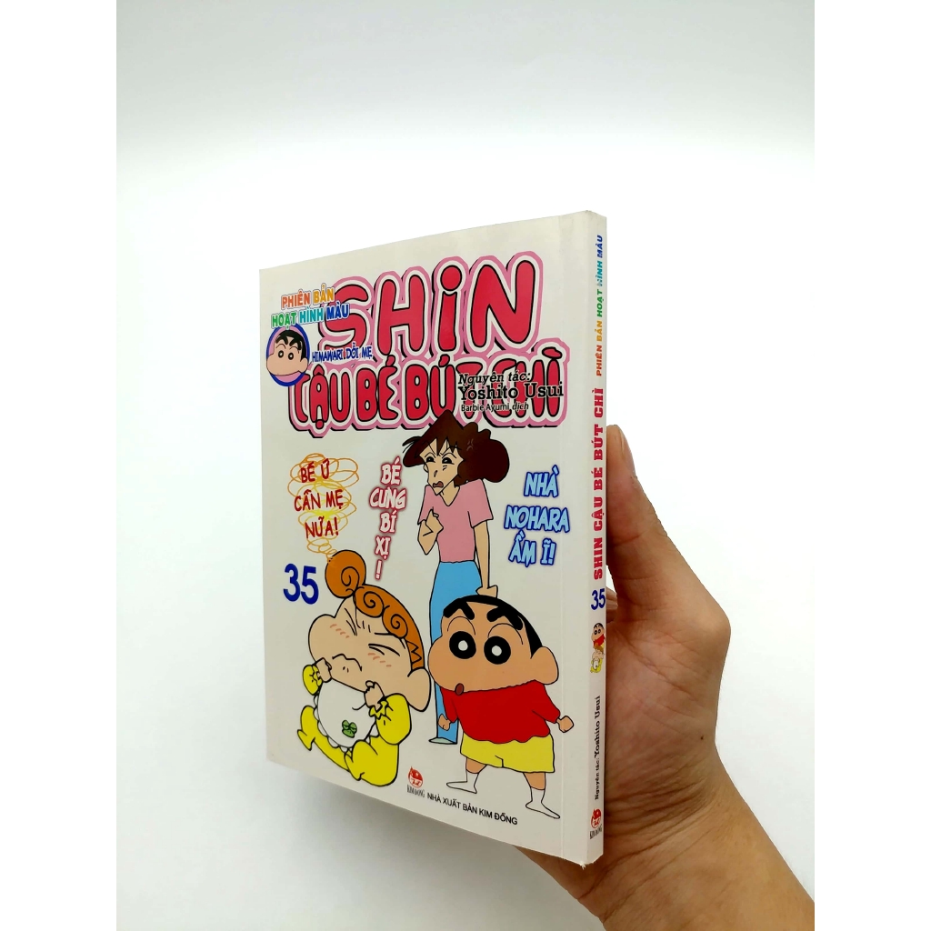 Sách - Shin - Cậu Bé Bút Chì - Hoạt Hình Màu - Tập 35