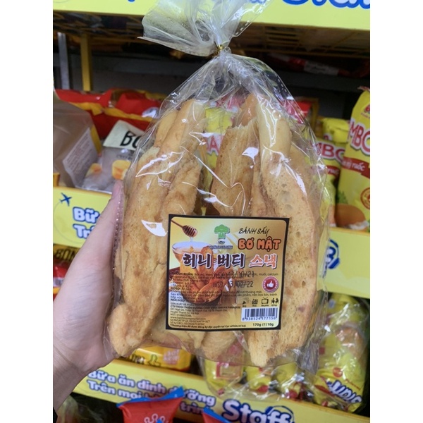 Bánh Sấy Bơ Mật Siêu Ngon 180g
