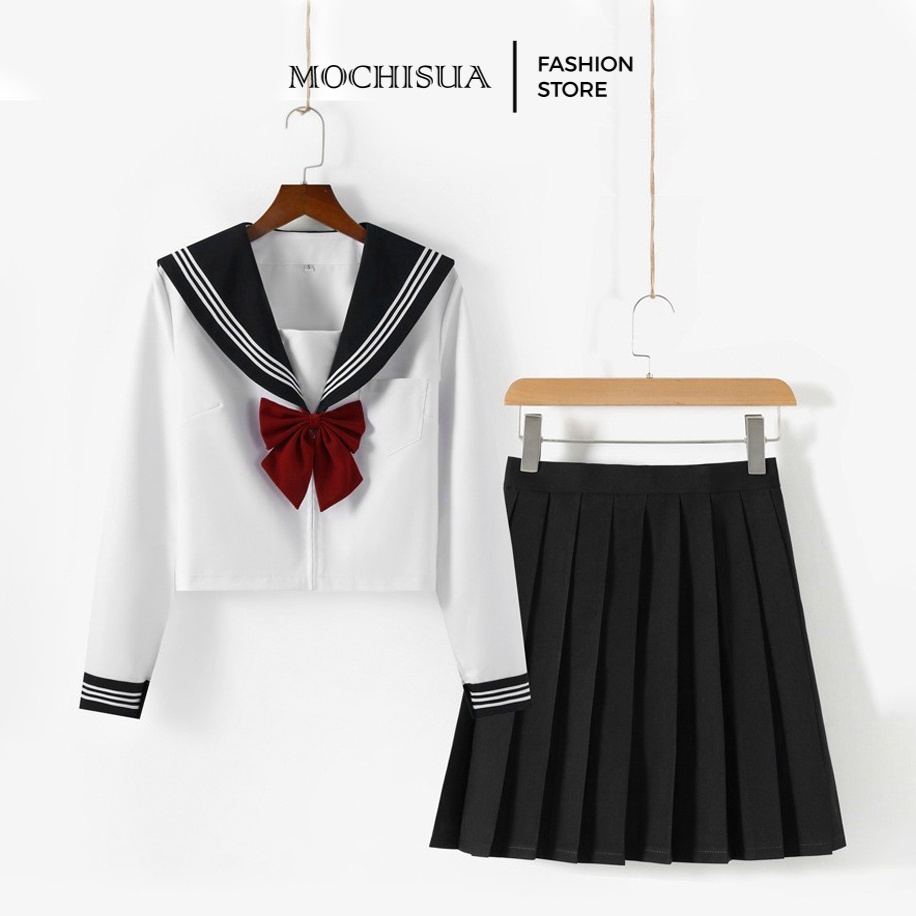 SEI002 Đồng Phục Học Sinh Nhật Bản Cosplay JK Seifuku Đen