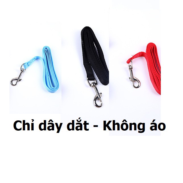 Dây dắt chó mèo loại đai áo ngực và đai áo lưới