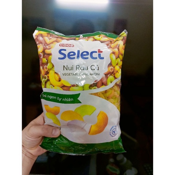 Gói 200g Nui rau củ Select Dai ngon tự nhiên